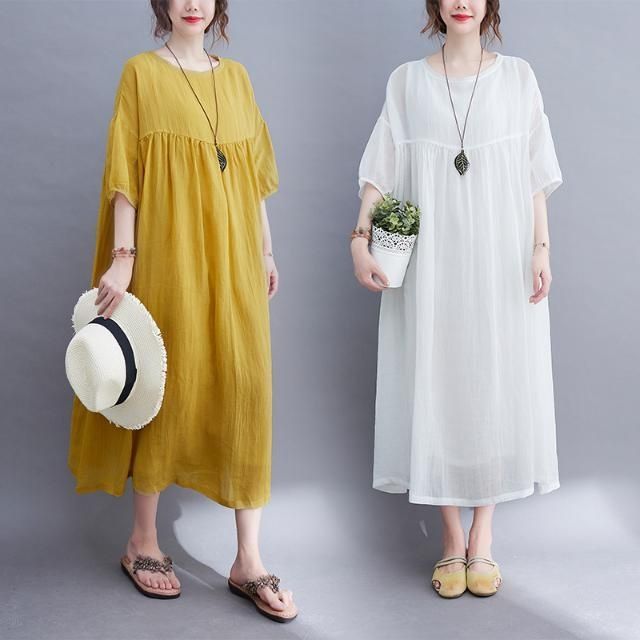 Белое платье марлевка 44-50р