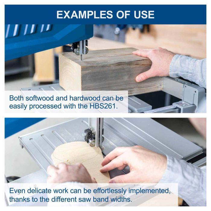 Банциг /дърводелски/ 550W, 1790мм Scheppach HBS261