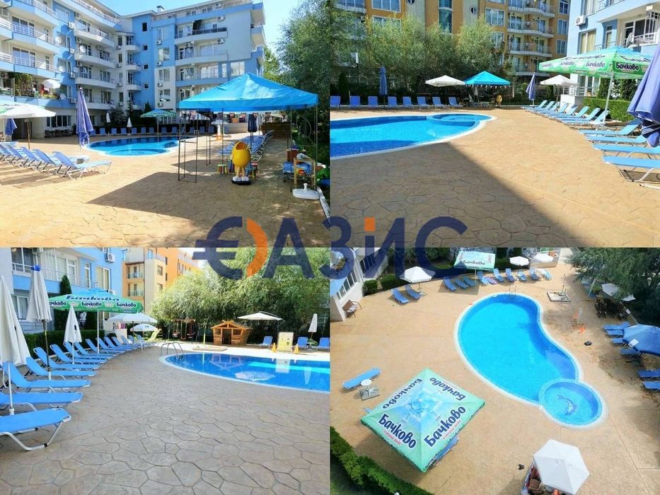 Апартамент с 1 спалня в комплекс Лагуна 3, Слънчев бряг, България, 60