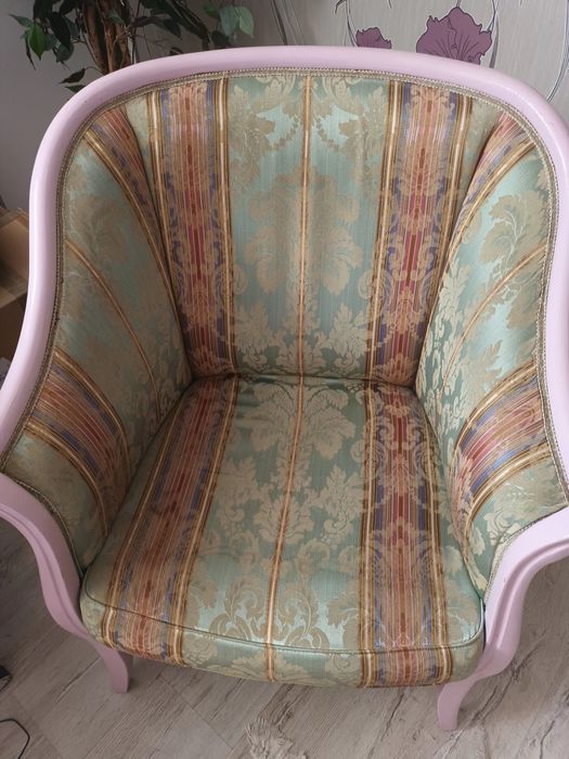 Vând fotolii vintage din mătase