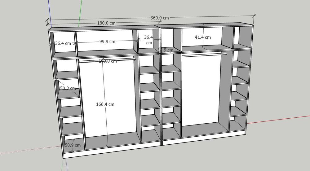 Професионални чертежи ,визуализации и списъци за разкрой и кантиране