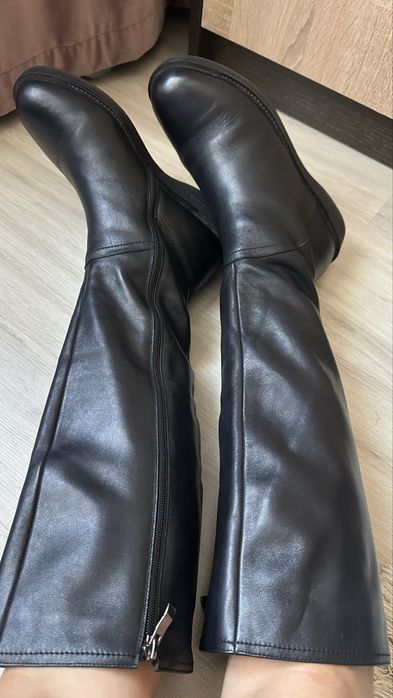 Сапоги зимние, натуральная кожа