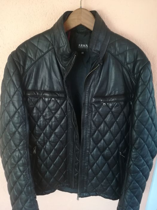 Geaca piele bărbați mărimea 50 Arma