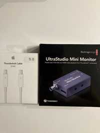 Blackmagic UltraStudio Mini Monitor (non 3G) с thunderbolt кабел