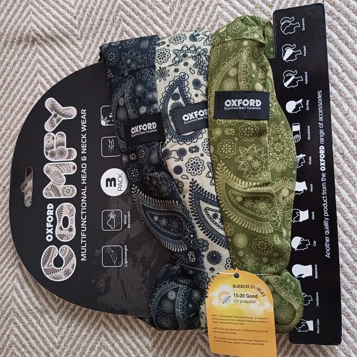 Set 3 bucati Bandana multifuncțională Oxford