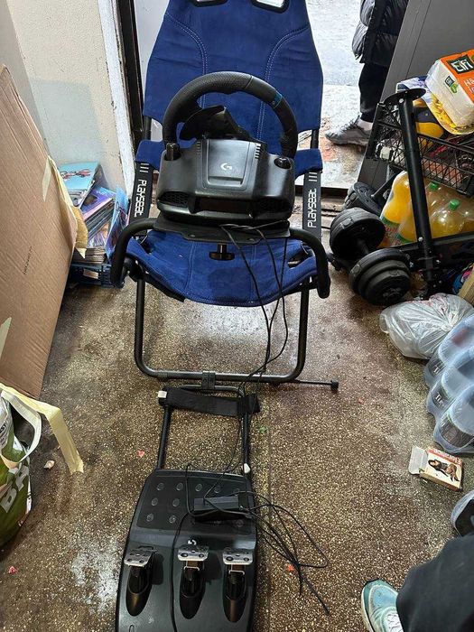 Logitech G29 + Playseat Challenge – set complet racing – 1.100 lei