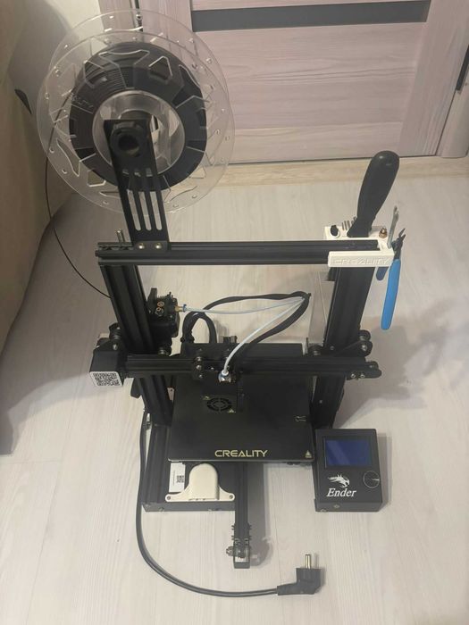 Imprimanta 3D CREALITY ENDER-3 cu suprafata de printare de Sticla