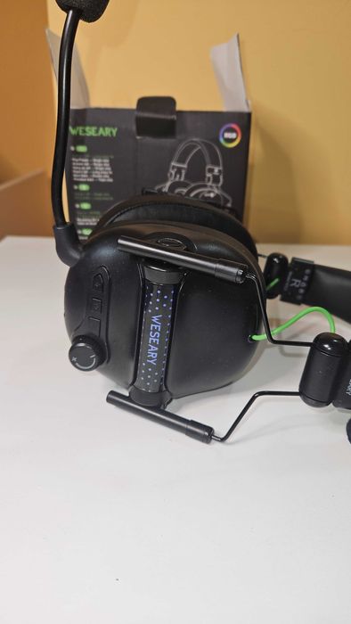 Геймърски безжични слушалки за всички платформи, RGB, Hi-Fi звук