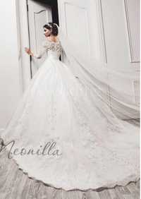 Шикарное свадебное платье цвета айвори TM Neonilla