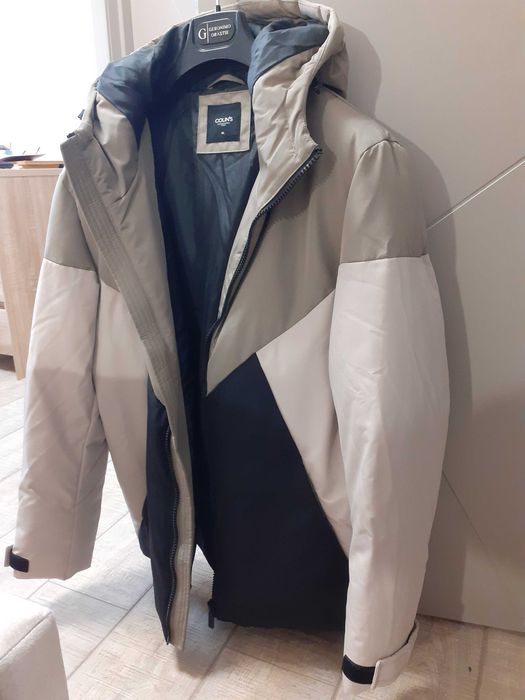 Geacă călduroasă pt bărbați COLIN'S, negru camel,