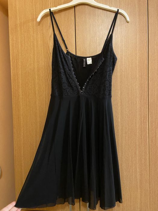 Rochie medie neagra marimea 38