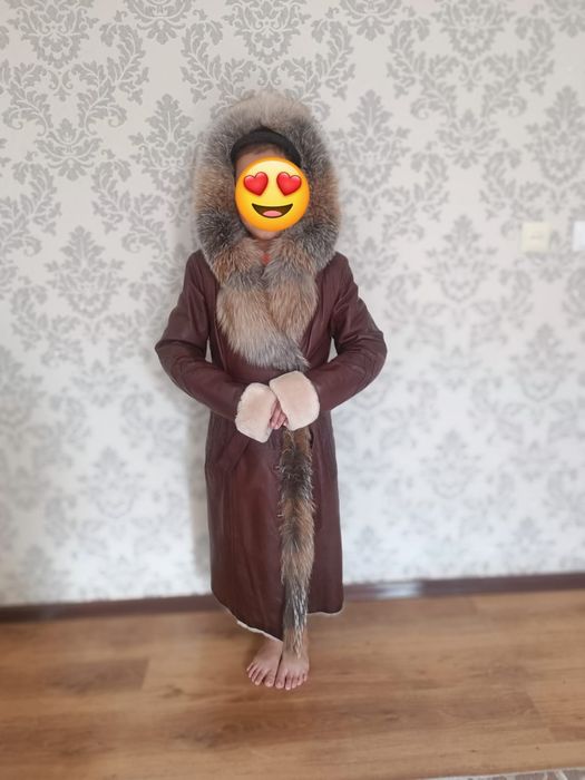 Дубленка почти новый