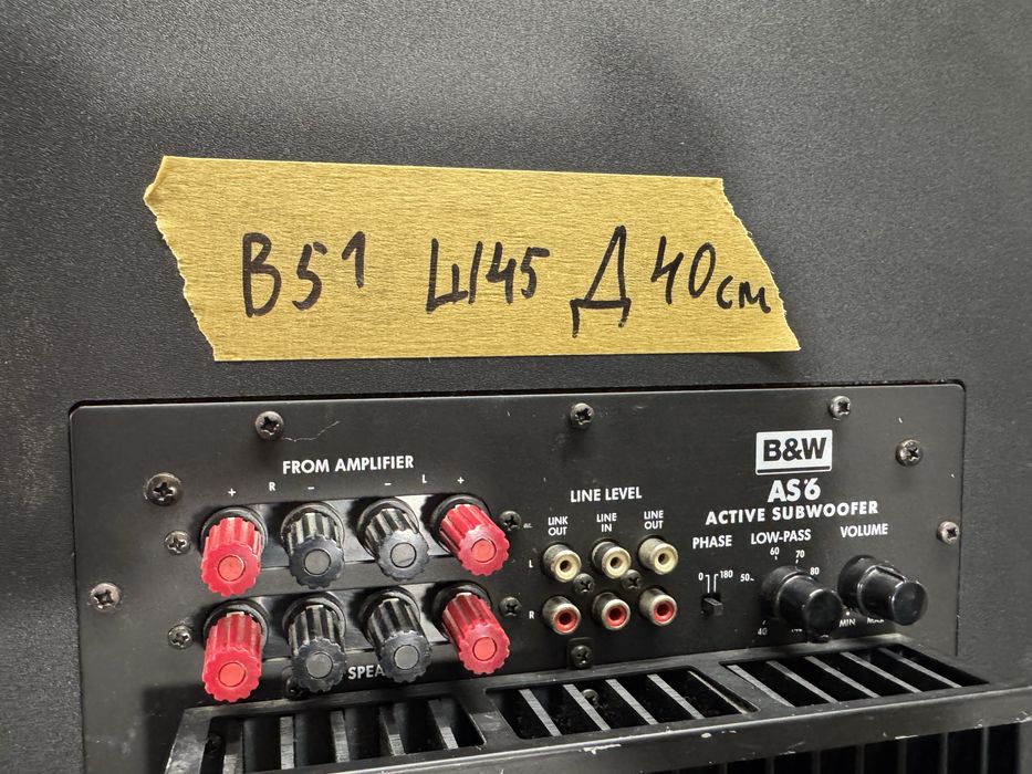 bowers & wilkins as6 12” Subwoofer