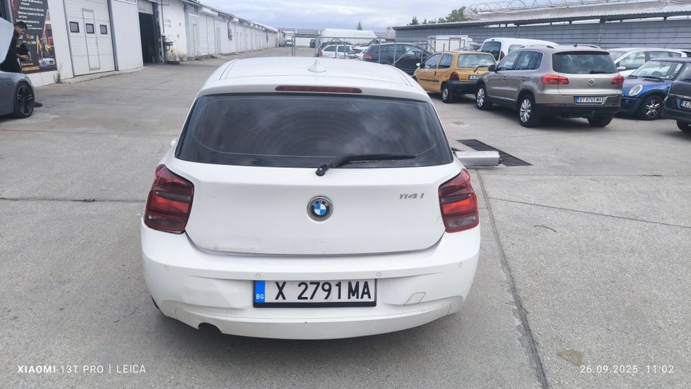 F20 BMW 114 Двигателят проблем