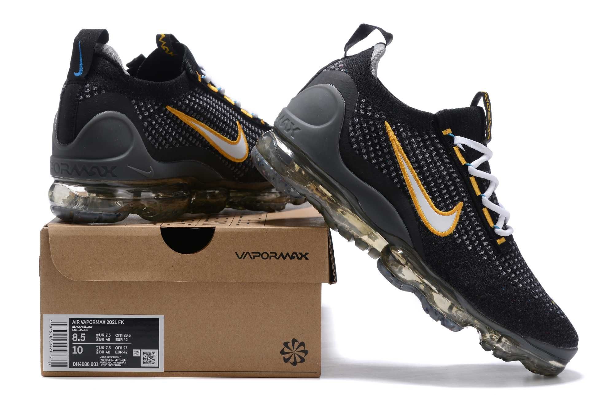 Nike Air Vapormax 2021 All Black gold 42,4344,