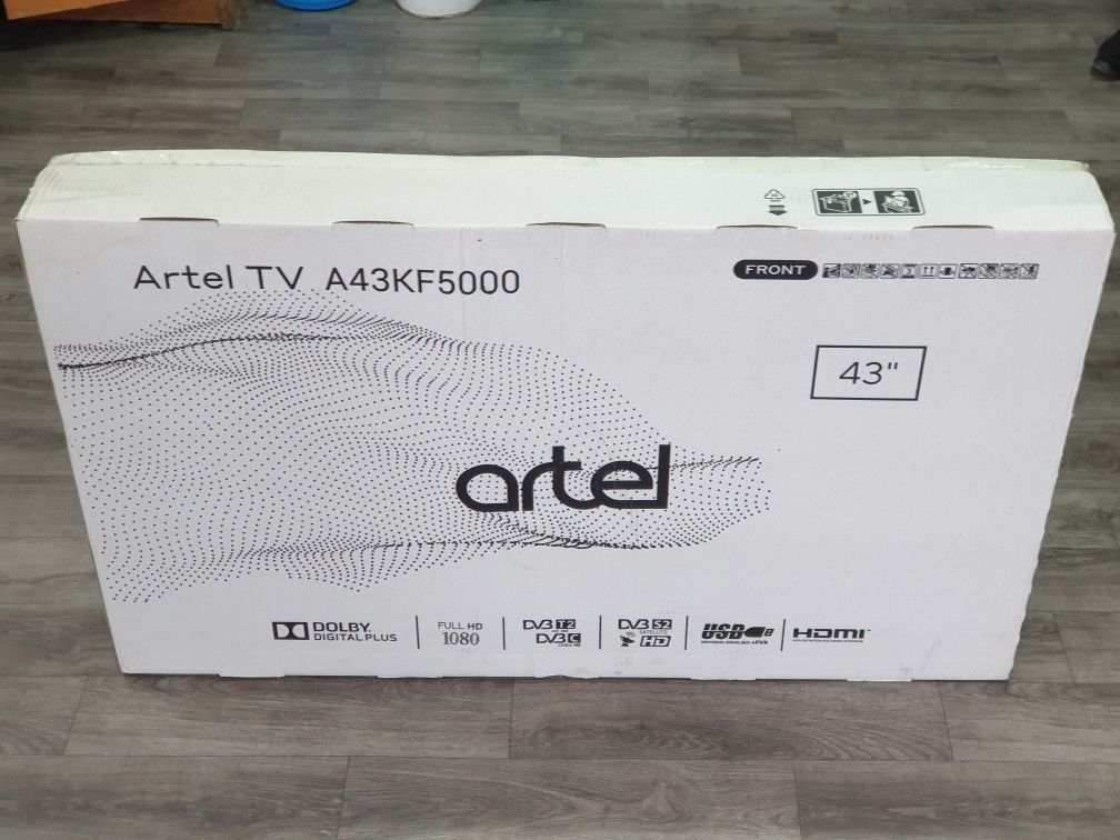 Televizor Artel 43 lik yangi holatda ochilmagan 2.9 mln kelishiladi