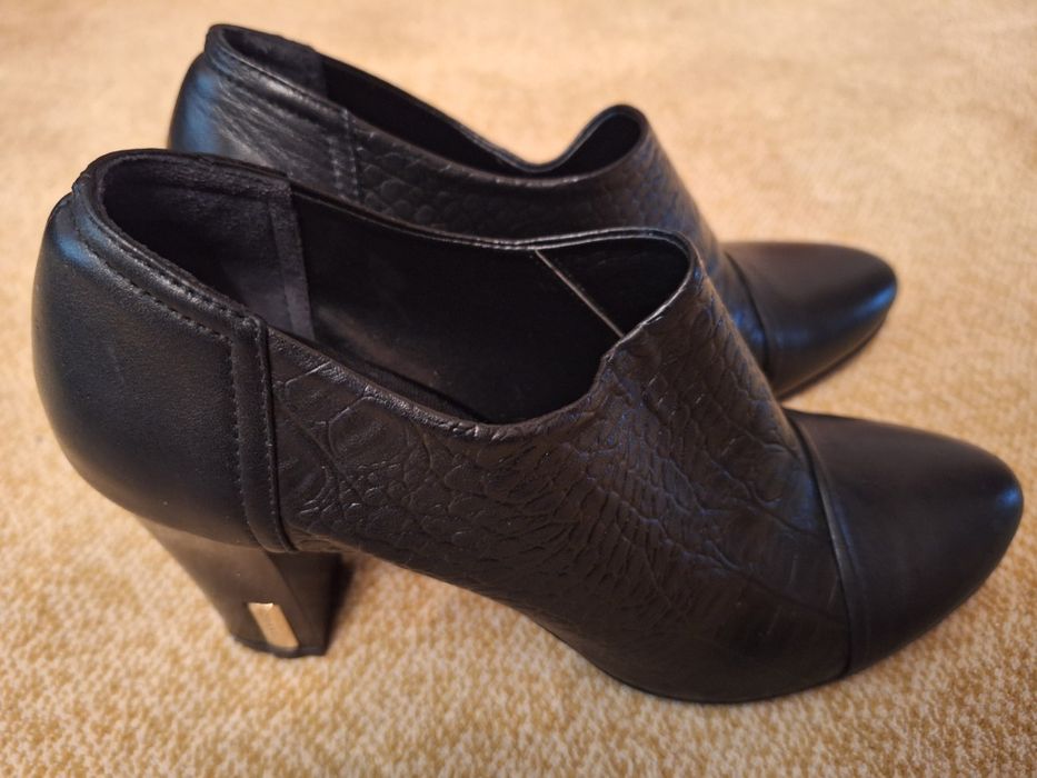 Ботильоны из натуральной кожи