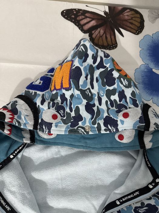 Bluza Bape Albastru cu 2 gluci