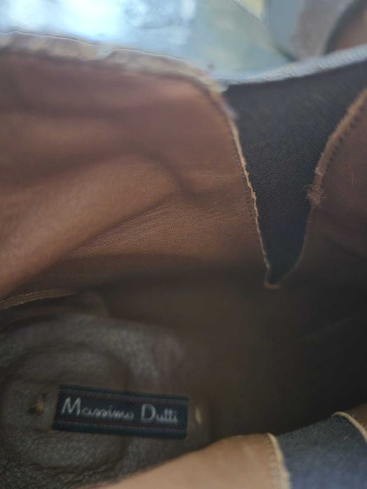 Botine piele Massimo Dutti