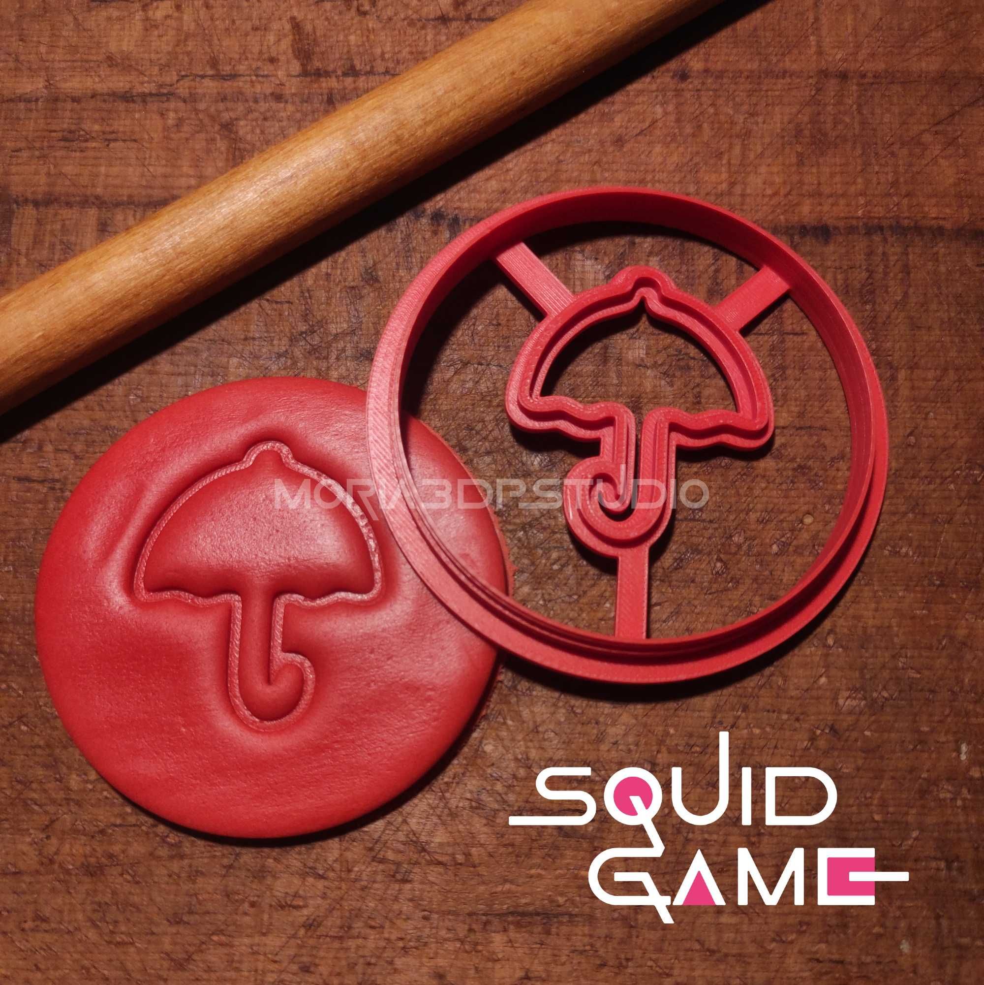 Резци за сладки, бисквити, фондан и тесто Squid Game
