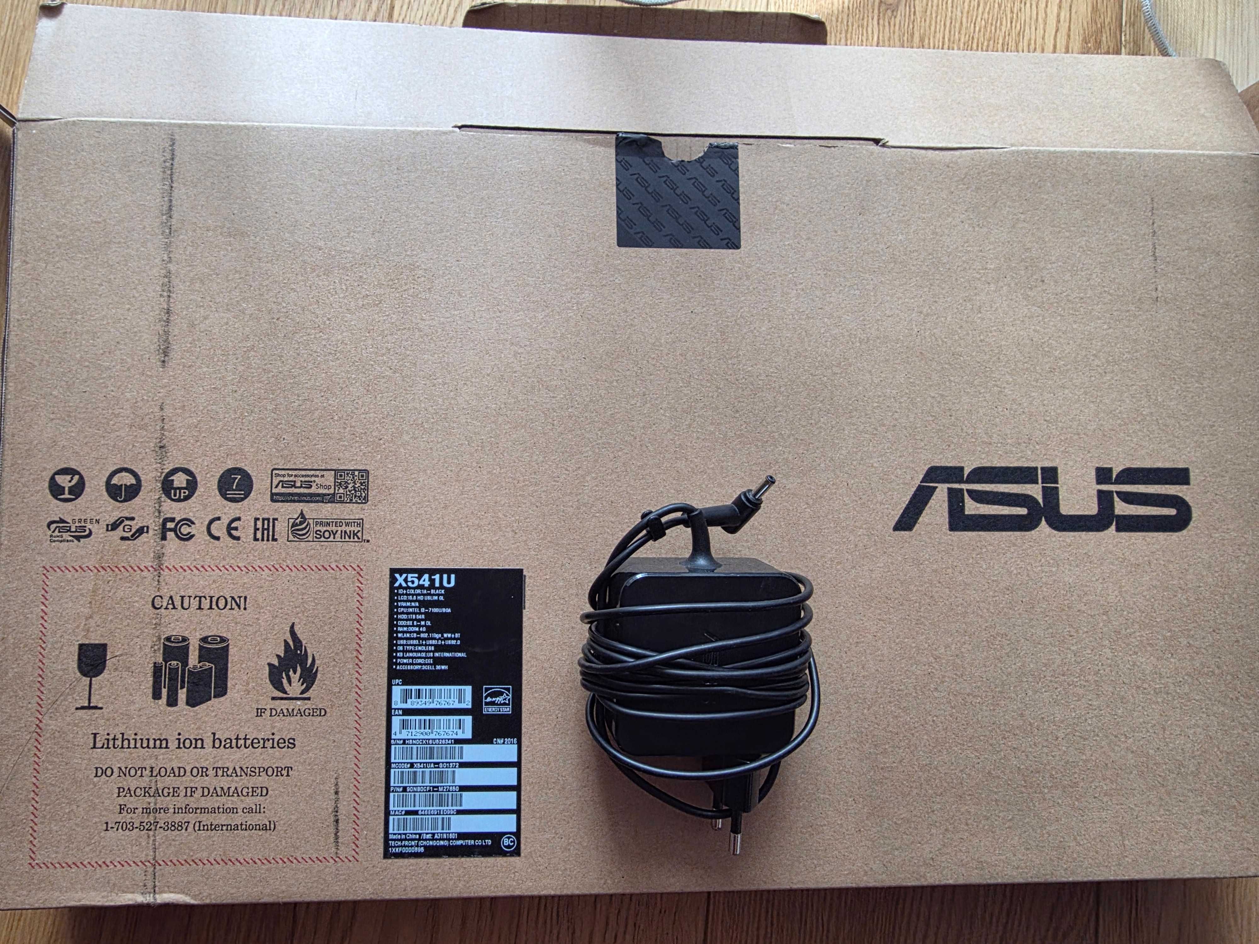 Лаптоп Asus X541UA-GO1372 - Intel I3-7100U 4GB RAM 256GB SSD