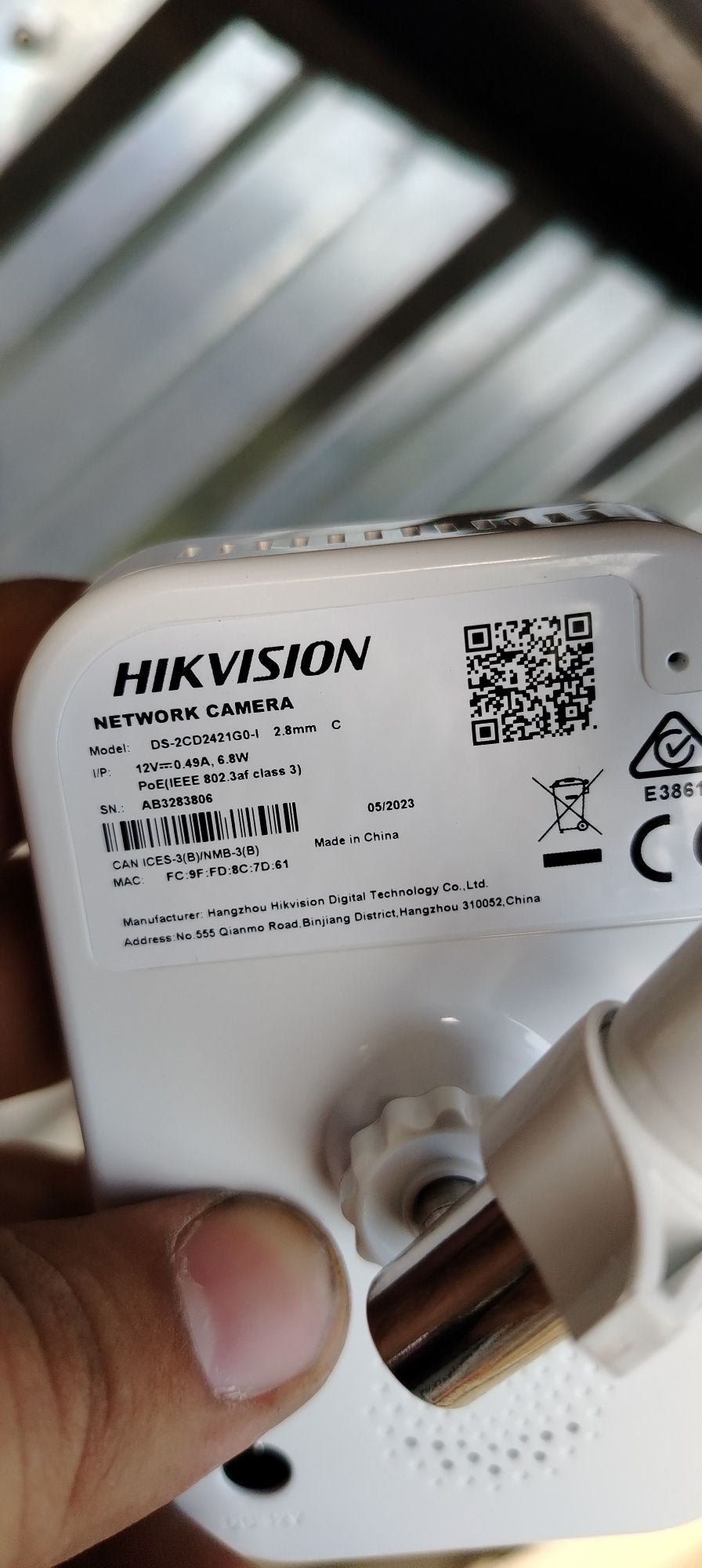 Hikvision servis zbros parol