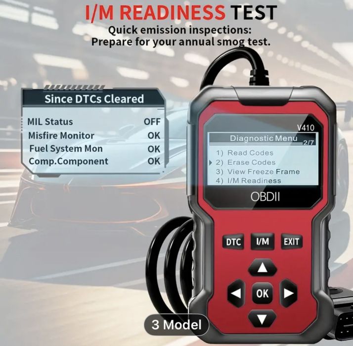Tester auto. diagnoza V 410  - OBD ll Nou