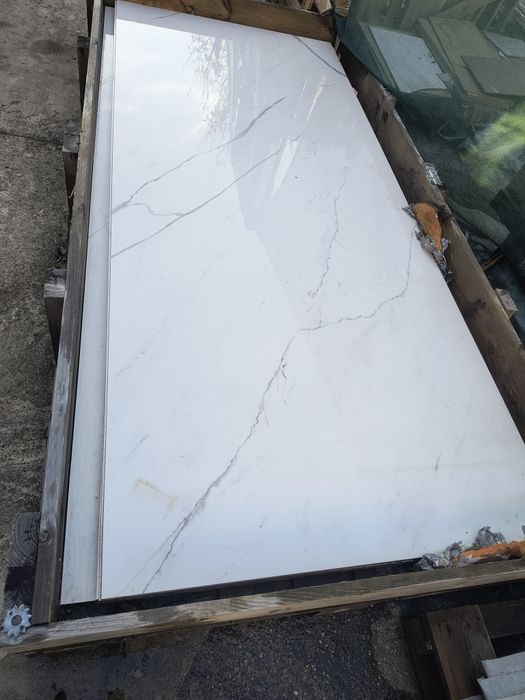 Placa  ceramica 1200x2780 portelanata cu efect de marmură carara past