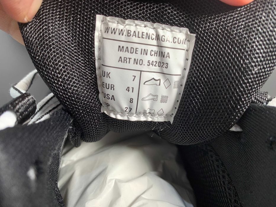 Adidasi Balenciaga Track / Black & White / 2025