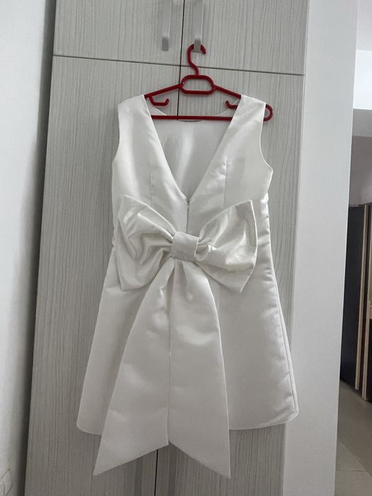 Rochie albă cununie civila