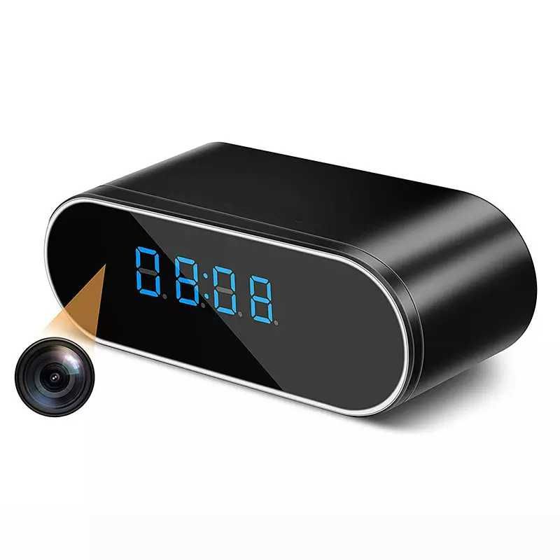 Скрита Камера LED Часовник FHD, шпионска камера Wi-Fi нощно виждане