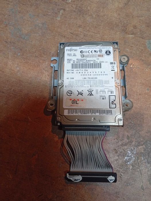 Продам для Ноутбука HDD старого образца 40,0гГб