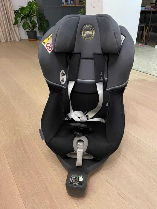 CYBEX Sirona S i-Size Black - Scaun auto rotativ 360°, extrem de sigur