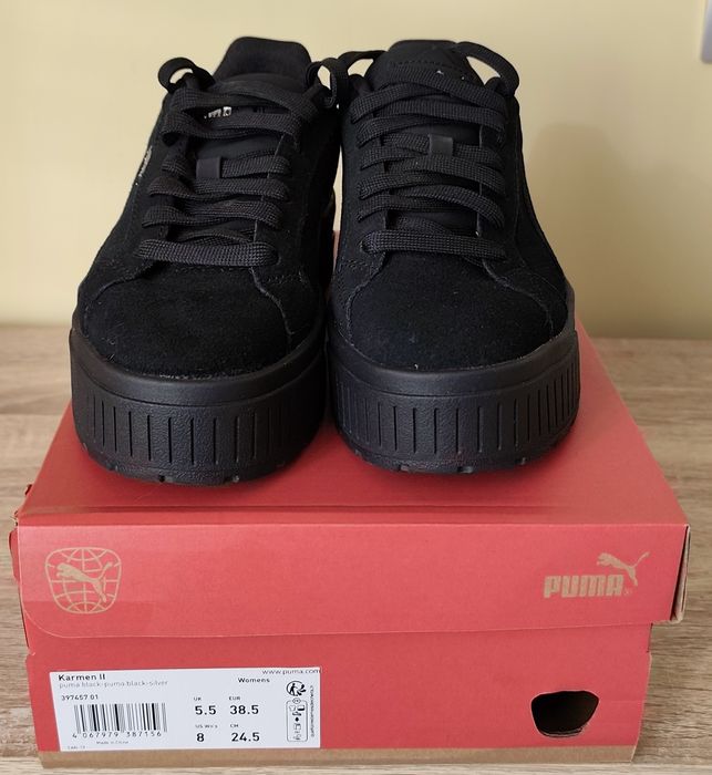 Велурени спортни обувки Puma Karmen II