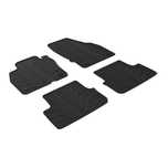 Set covorase auto din cauciuc Audi A1 12.2018-, Negru, Gledring, 4 buc.