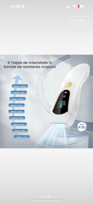 Aparat epilare IPL