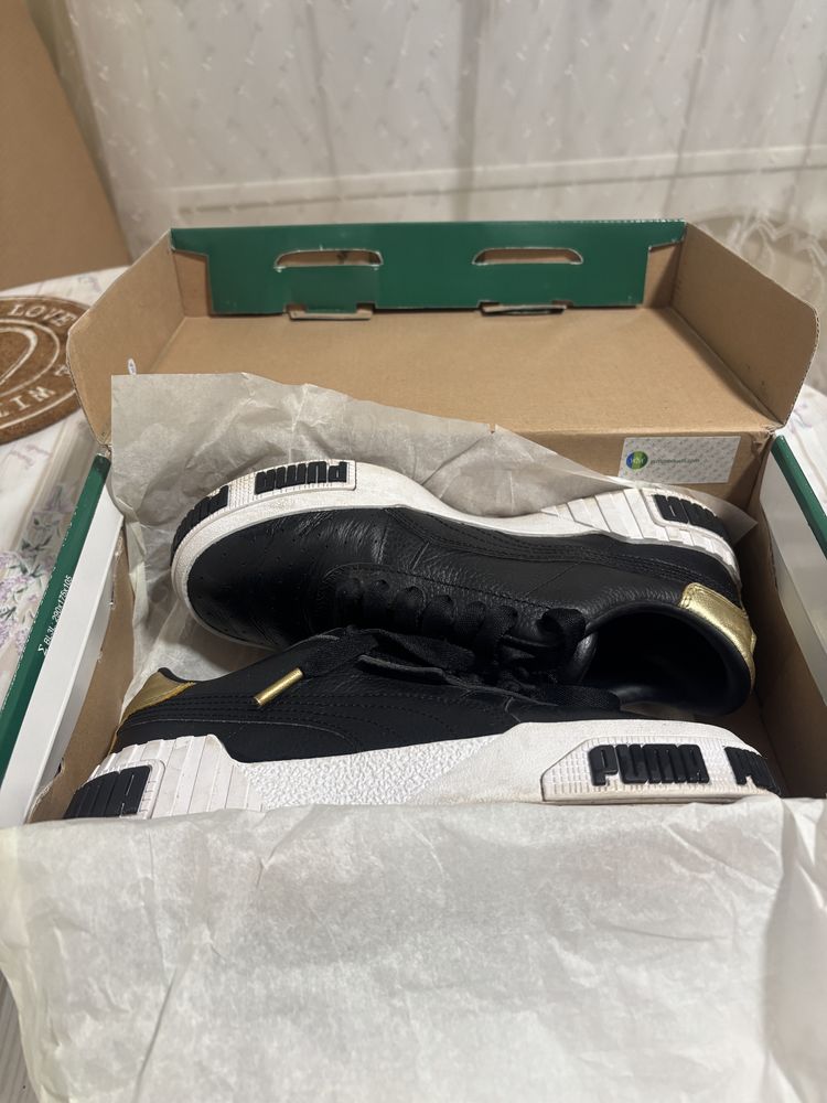 Маратонки Puma Cali bold metallic trainers -Black