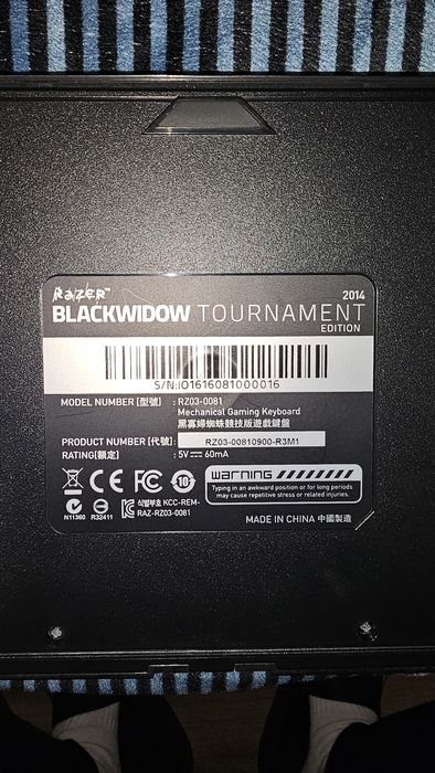 Razer Blackwidow TE 2014