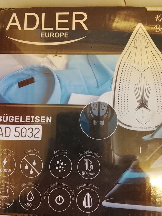 Vind urgent fier de calcat ADLER 3000w și mașina de tocat HEINNER