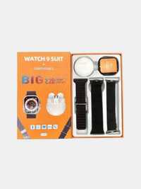 Умные смарт-часы, фитнес браслет Smart Watch, 49 мм + 3 ремешка