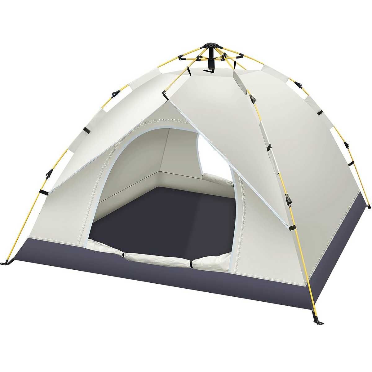 Cort camping 3-4 persoane cu deschidere automata pop-up, impermeabil