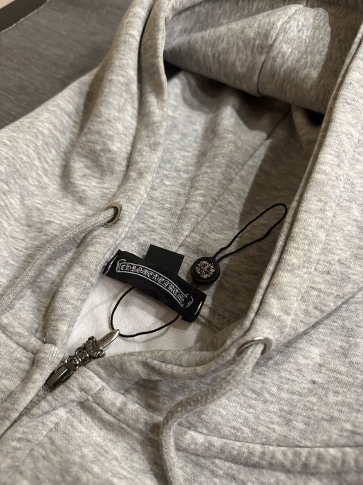 Chrome Hearts сив zip-up