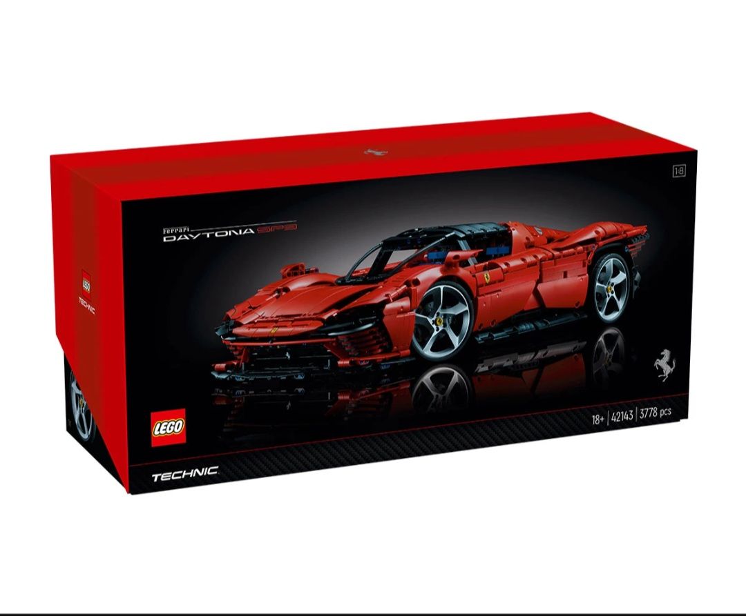 LEGO® Technic - Ferrari Daytona SP3, 3778 части. Нови и запечатани !