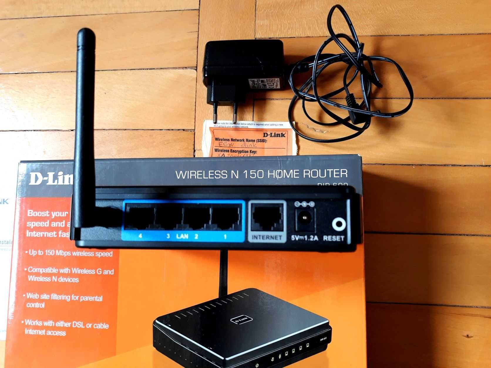 Router Wireless D-LINK  N 150 DIR-600