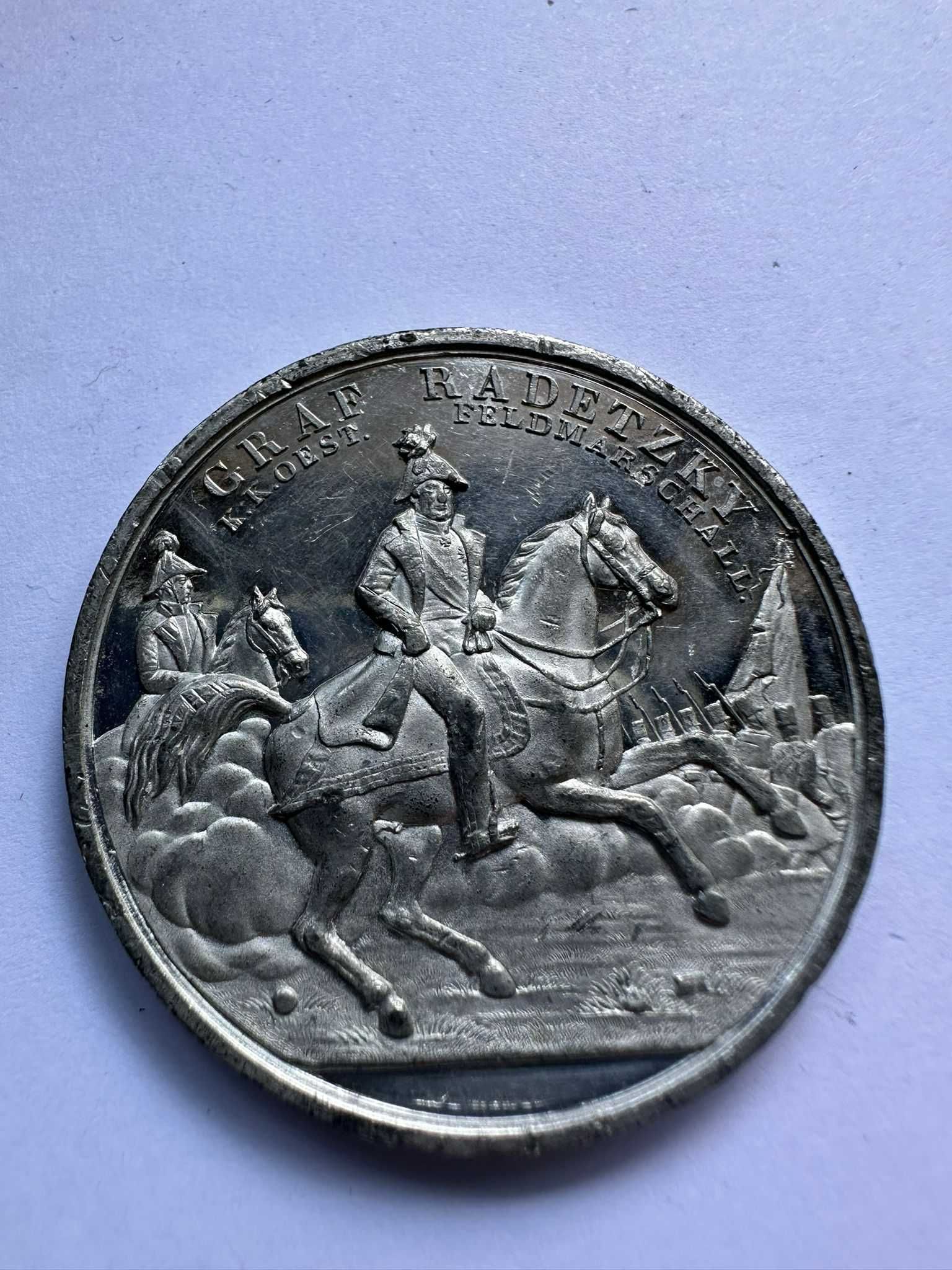 Medalia Contele Mareșal Radetzky pentru victoriile sale, 1848