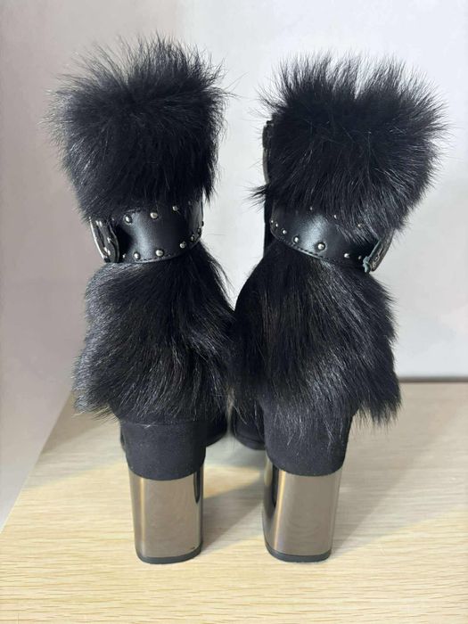 Дамски боти на ток, елегантни GIANNI , ZARA, дамска чанта / шапка