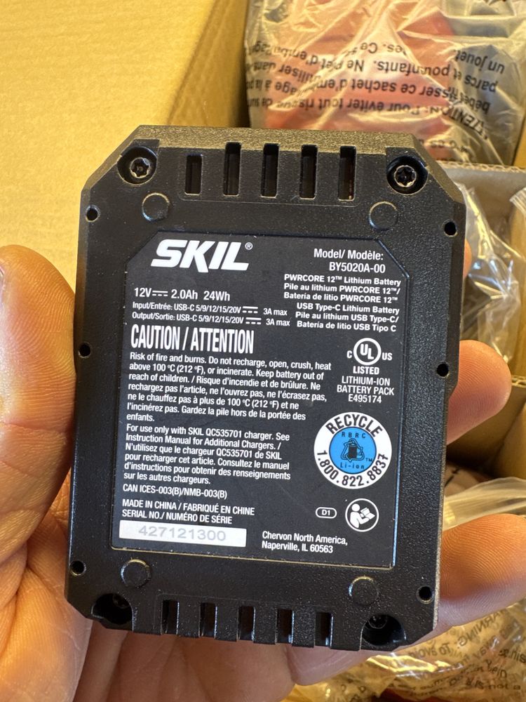 Set Skill 10 scule brushless USA