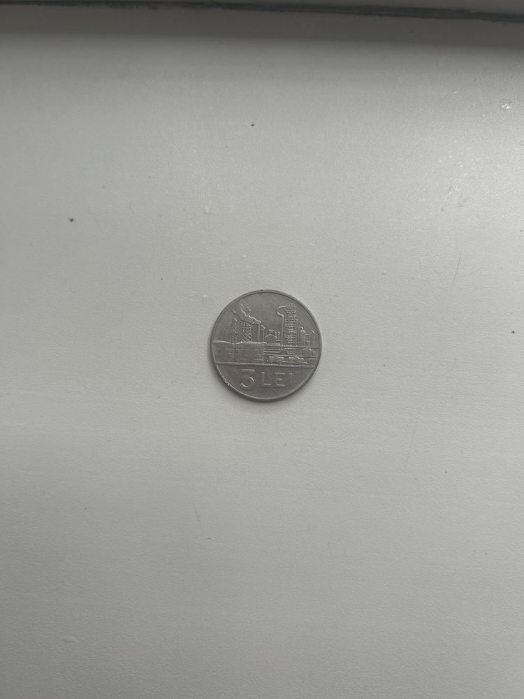 Moneda 3 lei anul 1966