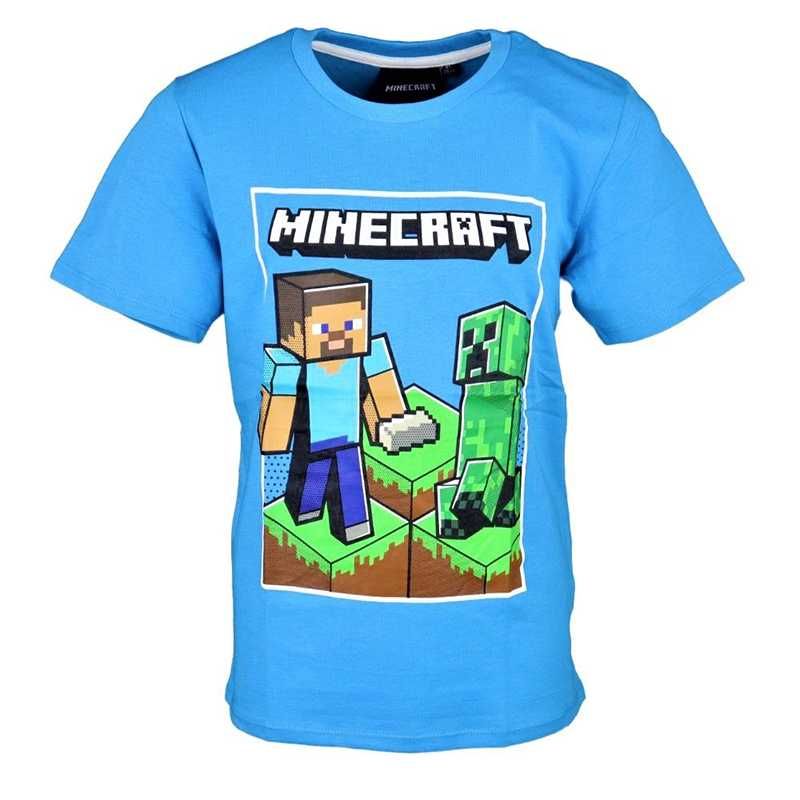Tricou cu Minecraft, am disponibil pentru baieti de 10 ani