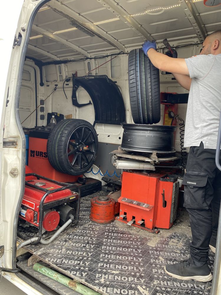 Мобилен Сервиз Гуми 24/7 Mobile Tyre Service/Вулканизатор